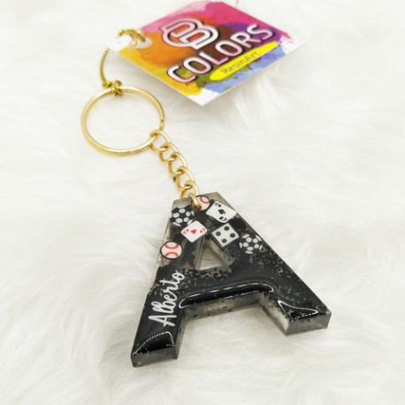 Llavero Personalizado (nombre) "A"