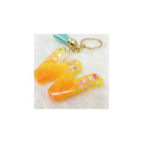 Llavero Alfabeto W (fimo)